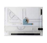 Tavola da redazione, tavolo da disegno, strumenti di redazione resistenti all'usura da 15x12 pollici a scala chiara, forniture multifunzionali di architettura anti -slittamento per studenti, tavolo d