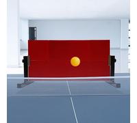 Tavola da Rimbalzo da Tennis da Tavolo Tavola di Rimbalzo Tennis da Ping-Pong Rebound Board con 8 Blocchi Gomma per L'allenamento Tennis da Tavolo Applicabile Studio, Palestra, Scuola, Ufficio