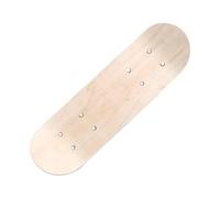 Tavola da skateboard vuota per bambini, in legno non verniciato, per lo sviluppo della creatività, 4 opzioni di formato, 43 cm, senza ruote