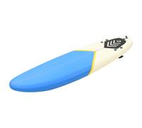AX Tavola Surf Fondo Liscio 170x46,8x8cm Blu Crema Tre Alette Thruster XPE 91687