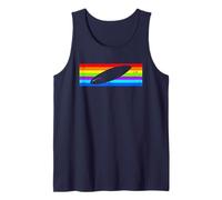 Tavola da Surf Arcobaleno retrò Onde e Mare Canotta