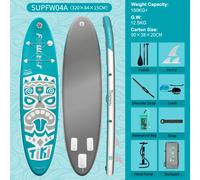 Tavola da Surf FunWater SUP Board Tavola da Paddle Antiscivolo Gonfiabile 320cm