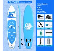 Tavola da Surf FunWater SUP Board Tavola da Paddle Antiscivolo Gonfiabile 320cm