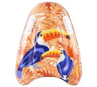 Tavola da surf galleggiante, gonfiabile con manici, bodyboard portatile per bambini, leggera, galleggiante, per spiaggia, surf, nuoto, divertimento acquatico estivo (uccello)