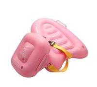 Tavola da surf gonfiabile, gonfiabile, tavola da surf gonfiabile, per bambini, adulti, bodyboard leggera con manici, tavola da nuoto portatile come aiuto per l'apprendimento (rosa)