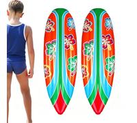 Tavola da Surf Gonfiabile per Bambini Piccoli | 2 Pezzi Giocattolo Acquatico Trasportabile | Surf Per Bambini,Per Giochi d'Acqua in Piscina all'Aria Aperta, Decorazione Feste in Giardino durante l'Est