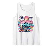 Tavola da Surf retrò Anni '80 e '90 Nostalgia Summer Beach Vibes Boombox Canotta