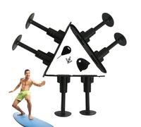 Tavola da surf, set da 17 pezzi, Soft Fin Set, 5,24 x 1,38 x 1,46 pollici, ottimizzato per paddleboard Fin, Heavy-Duty Wave Riding for Accessories, Watersports