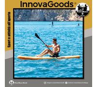 Tavola da surf windsurf e bodyboard gonfiabile con sedile e accessori 320 cm