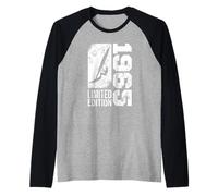 Tavola da Windsurf Vele Vintage 1965 Compleanno Windsurf Maglia con Maniche Raglan