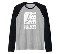 Tavola da Windsurf Vele Vintage 1966 Compleanno Windsurf Maglia con Maniche Raglan