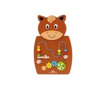 Tavola delle attività in legno a forma di cavallo - VIGA Montessori