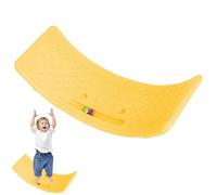 Tavola d'equilibrio per bambini, tavola a dondolo per bambini | Scheda didattica Swing curva per l'allenamento - Tavola per esercizi traballante per ragazzi e ragazze per uso interno, può sostenere fi