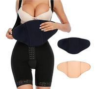 Tavola di compressione addominale post-chirurgia Ab Board Foam Lipo Ab Pad Schiuma Appiattimento Pancia, Nero