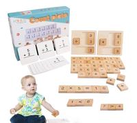Tavola di conteggio per bambini, bambini contando bastoni, addizione matematica di base, sottrazione, moltiplicazione e calcolo della divisione Apprendimento prescolare
