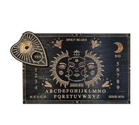 Tavola di divinazione, messaggio del creatore di decisione metaphysical planchette in legno con lettere, rifornimento di streghe per decorazioni spirituali, regali per la famiglia, gli regalano