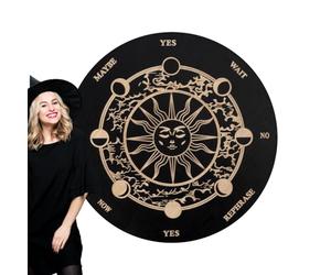 Tavola Di Divinazione Radiestesia | Assistenza Decisione in Legno con Lettere e Vassoio,Gioco Divinatorio Familiare Per Principianti