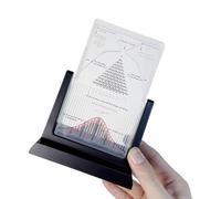 Tavola di Galton da scrivania, Modello dimostrativo di probabilità, con Curva a Campana, Ornamenti scientifici da scrivania, per l'insegnamento di Fisica in Laboratorio Scolastico