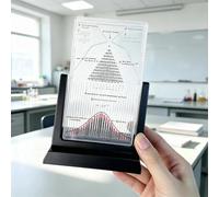 Tavola Di Galton Da Scrivania, Modello Dimostrativo Di Probabilità Con Curva A Campana, Strumento Sperimentale Efficace, Decorazione Scientifica Da Scrivania, Per Le Leggi Statistiche