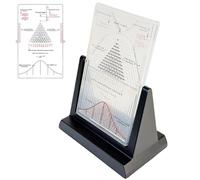 Tavola di Galton da scrivania, modello sperimentale di tavola Dalton, dimostrazione efficace leggi statistiche, strumento didattico per laboratorio fisica, modello dimostrativo(Large)