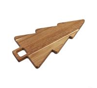 Tavola di legno a forma di albero di Natale per