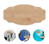 Tavola Di Legno Appesa Cartello Appeso in Targa Vuota Alla Porta