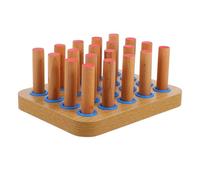 Tavola di Legno con 20 Pioli per Esercizi delle Dita | Riabilitazione di Mani e Dita, Supporto alla Coordinazione Occhio Mano, per Cliniche e Strutture
