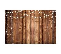 Tavola di legno Fiore Muro Fotografia Sfondo Matrimonio Compleanno Festa Decorazione Forniture Puntelli fotografici Per Fotografia(Brown1,Polyester-220x150cm)