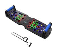 Tavola di piegatura - Tavole di allenamento di pieghevoli, base antiscivolo, corda di tenditrice con cordino in lattice, contatore automatico | per palestra domestica esercizio fisico parte D