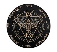 Tavola Di Radiestesia A Pendolo In Legno | Bacheca dello Spirito Metafisico con Planchette | Tavola A Pendolo con Lettere per Divinazione, Orientamento Spirituale E Divertimento Familiare