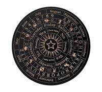 Tavola Di Radiestesia A Pendolo In Legno | Bacheca dello Spirito Metafisico con Planchette | Tavola A Pendolo con Lettere per Divinazione, Orientamento Spirituale E Divertimento Familiare