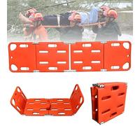 Tavola di salvataggio di emergenza, barella pieghevole per il trasporto dei pazienti, elevata capacità di peso con cintura di sicurezza, ideale per galleggiare in acqua e scenari salvavita