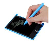 Tavola di scrittura LCD 4,5 Pollici per i Bambini, Tavola da Disegno per i Bambini, Promemoria Elenco dei Memo, Scena Applicabile, Sala di Classe, Sala Giochi (BLACK) (BLUE)