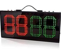 Tavola di sostituzione a LED per partite di calcio, visualizzazione dell'orario di arresto degli infortuni con chiara visibilità per arbitri