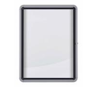 Bacheca per esterni - fondo magnetico bianco - 4 fogli A4 - verticale - Nobo
