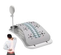 Tavola di Supporto Lombare | Attrezzature per Allungamento Vertebrale a Supporti Multi-Livelli | Dispositivo Fitness per Allungare e rilassare la colonna Vertebrale a Casa e in Viaggio