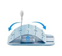 Tavola Di Supporto Lombare - Correttore Regolabile Con Magnete,Allungatore Per La Colonna Lombare Inferiore,Per Spalle Muscoli Scoliosi Casa Viaggio Yoga Sedia Panchina Meditazione Adulti Uomini