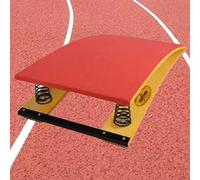 Tavola di supporto per ginnastica per principianti, resistente | Tavola a molla curva resistente per ginnastica: molla in acciaio e tappetino per salti per allenamento e sviluppo atletico