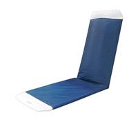 Tavola di trasferimento paziente, barella portatile per ospedale con 2 maniglie, pieghevole per trasferimenti fluidi tra letti e tavoli operatori