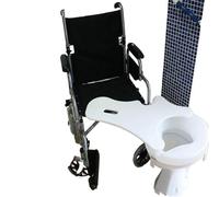 Tavola di trasferimento, tavola di scorrimento in plastica speciale per la toilette con maniglie, per il trasferimento su sedia a rotelle, sedia, letto, toilette, auto per pazienti, anziani, disabili,