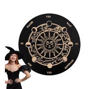 Tavola Divinatoria con Pendolino | Accessorio Divinatorio Decorativo Per Messaggi In Legno,Gioco Ouija Tavola Divinatoria Per Principianti E Amici