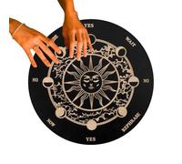 Tavola Divinatoria con Pendolino | Tavole Esoteriche Con Lettere E Planchette Di Legno,Gioco Ouija Tavola Divinatoria Per Principianti E Amici