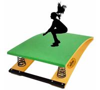 Tavola Elastica per Salto in Alto a 4 Molle, in Legno, per impieghi gravosi, di Grandi Dimensioni, per Allenamento Wushu, per Kung Fu, tavola Elastica in Legno, per impieghi gravosi, tavola elas
