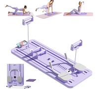 Tavola for esercizi addominali, tavola reformer pieghevole for Pilates, tavola for flessioni, tavola for allenamento con ruote addominali