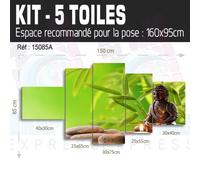 Tavola Galet Bambù Tela Stampata - ZN22 - Tavole Bambù Tele Stampate