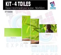 Tavola Galet Bambù Tela Stampata - ZN22 - Tavole Bambù Tele Stampate