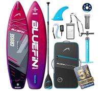 Tavola gonfiabile da Paddle Bluefin Cruise 10'8 Rossa | Pacchetto SUP completo di accessori | Deckpad antiscivolo e leggero | Tavola da paddle SUP multiuso da 6' | Tavola da stand up paddle per tutti