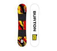 Pack snowboard Burton Grom Ketchup/mustard 23 + Attacchi Sci - Rosso / Giallo / Nero - Größe 120 - 2024