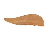 Tavola Gua Sha in Legno a Forma di Falce Viso Tutto il Corpo Punto Massaggio Raschietto Strumento per la Perdita di Grasso Modellante Gua Sha