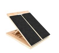 Tavola inclinata pieghevole in legno, allungatore regolabile per polpacci e caviglia per stretching, allenamento in equilibrio e attrezzature per il fitness